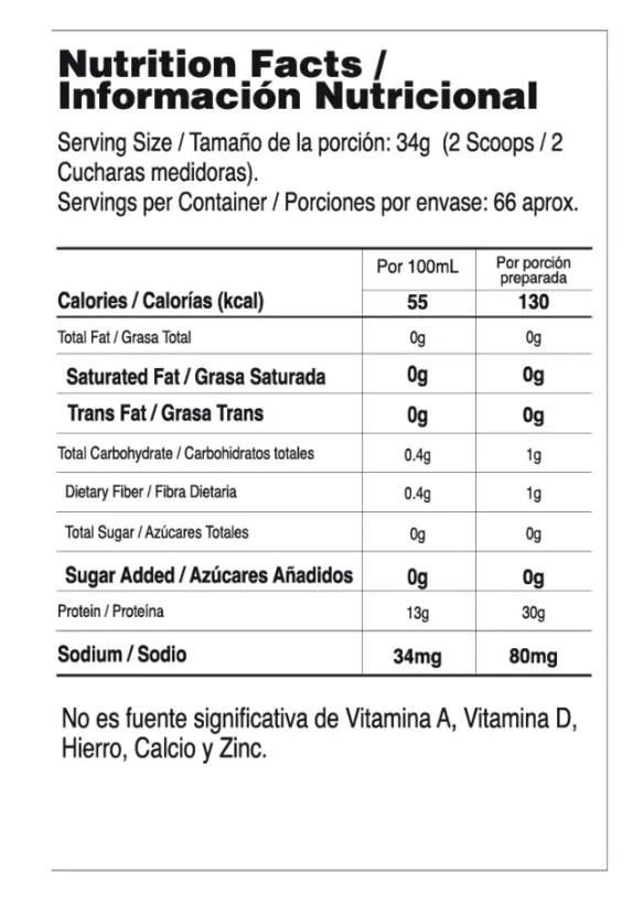 Isolate Gourmet x 5 libras – Vainilla